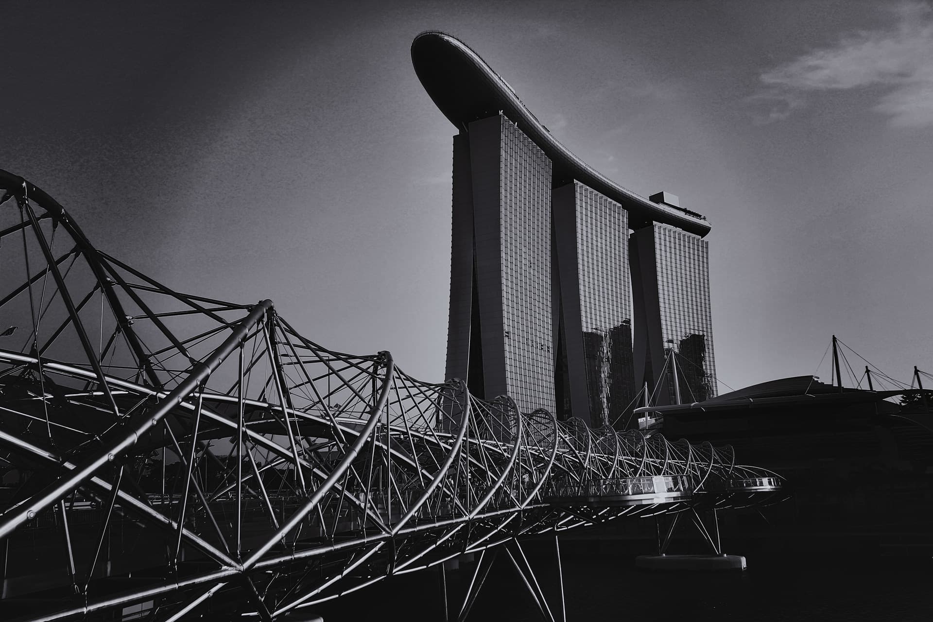 Marina Bay Sands dark